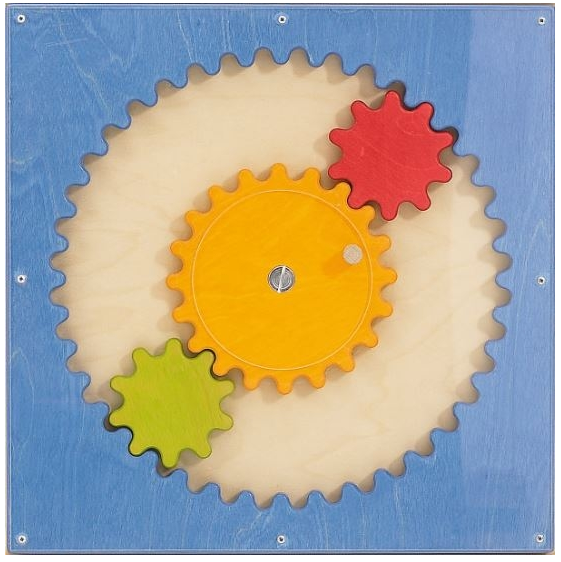 Acrylic Gears Sensory Wall Activity Panel by HABA Pro