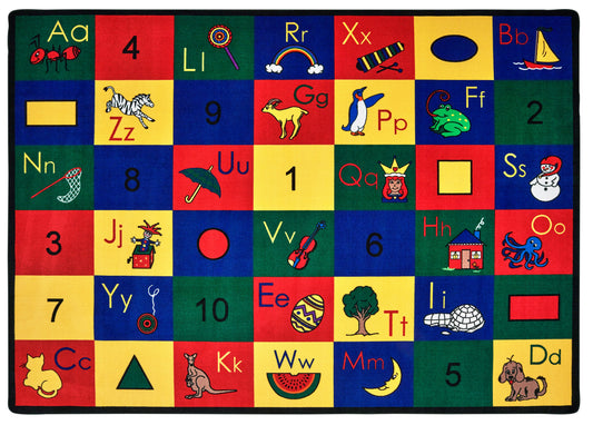 Blocks of Fun Phonics Classroom Rug