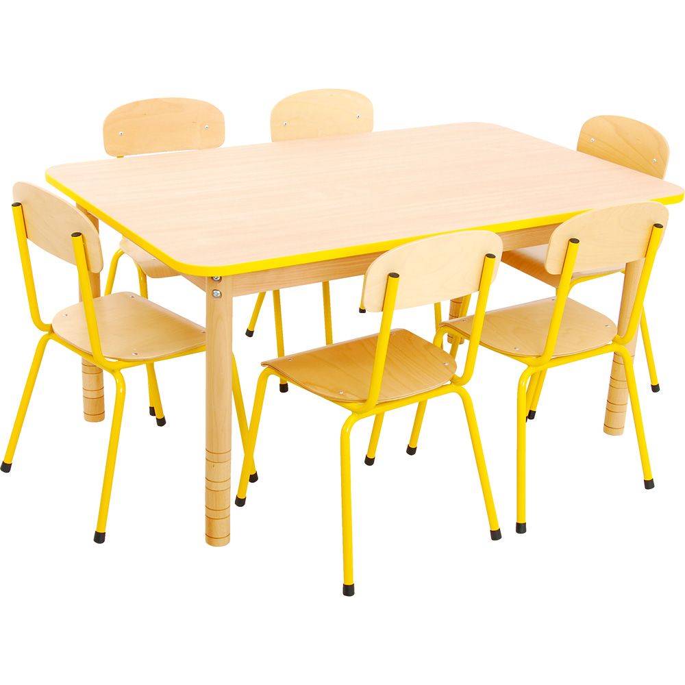 Stackable Metal Frame Classroom Chair by Moje Bambino