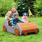 Wooden Indoor/Outdoor Four-Seat Play Car by HABA Pro
