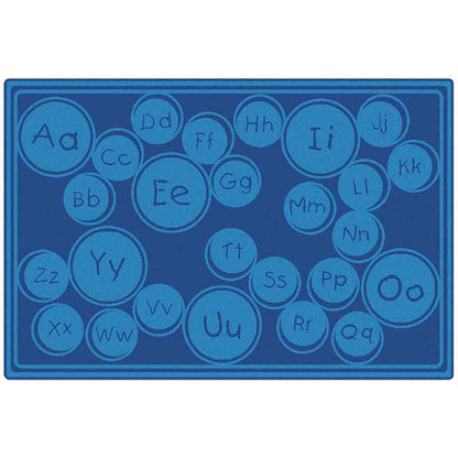 Alphabet Bubbles Seating Classroom Rug