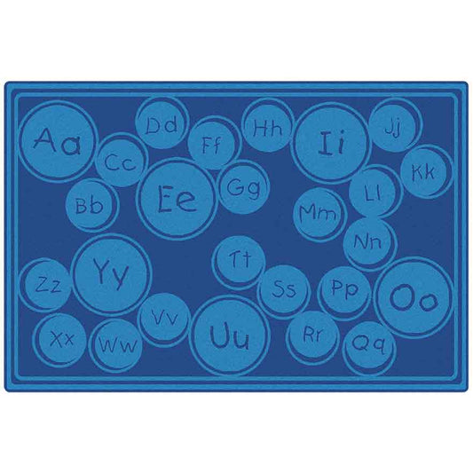 Alphabet Bubbles Seating Classroom Rug