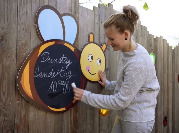 Bee, Ladybug and Snail Chalkboard Set (3) by HABA Pro