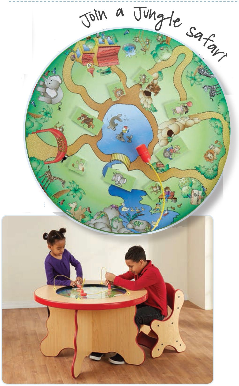 Safari Magnetic Activity Table by Playscapes