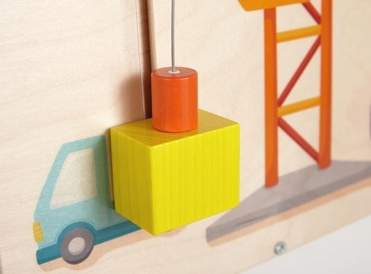 Construction Crane Sensory Wall Panel by HABA Pro