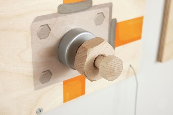 Mechanic Sensory Wall Activity Panel by HABA Pro