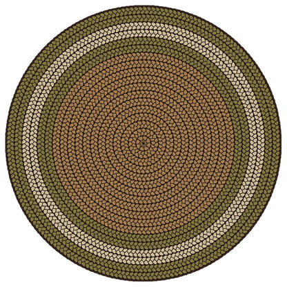 Braidful Nature Colors Brown Classroom Rug, view 2