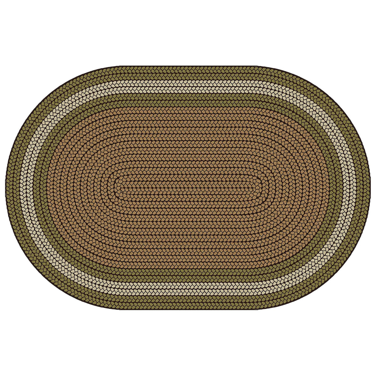 Braidful Nature Colors Teal Classroom Rug, view 4