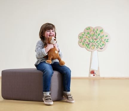 Tree Mirror Wall Decor with Sliding Birds by HABA Pro