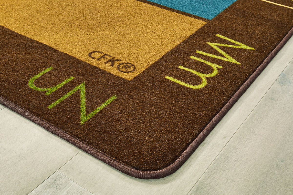 Nature's Colors Seating Classroom Rug, view 2