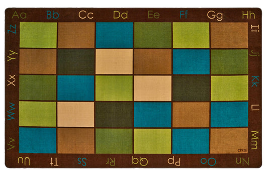 Nature's Colors Seating Classroom Rug
