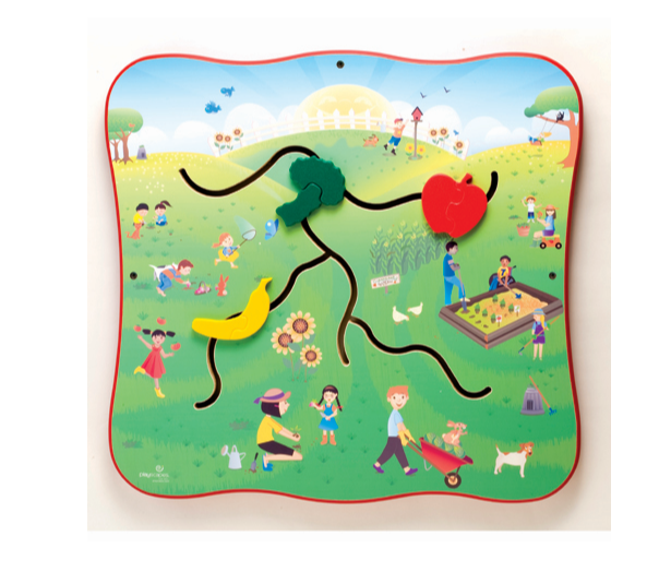 Community Garden Match-Up Wall Activity by Playscapes