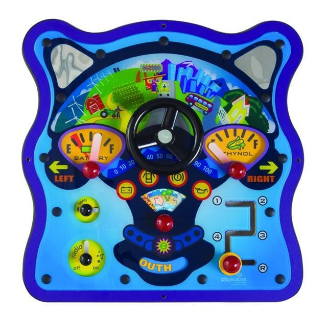 Eco Drive Moving-Parts Wall Activity by Playscapes