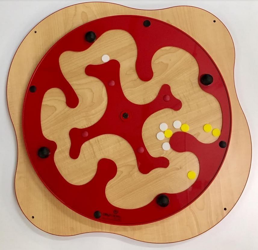Mega Mazer Disc Drop Wall Activity by Playscapes