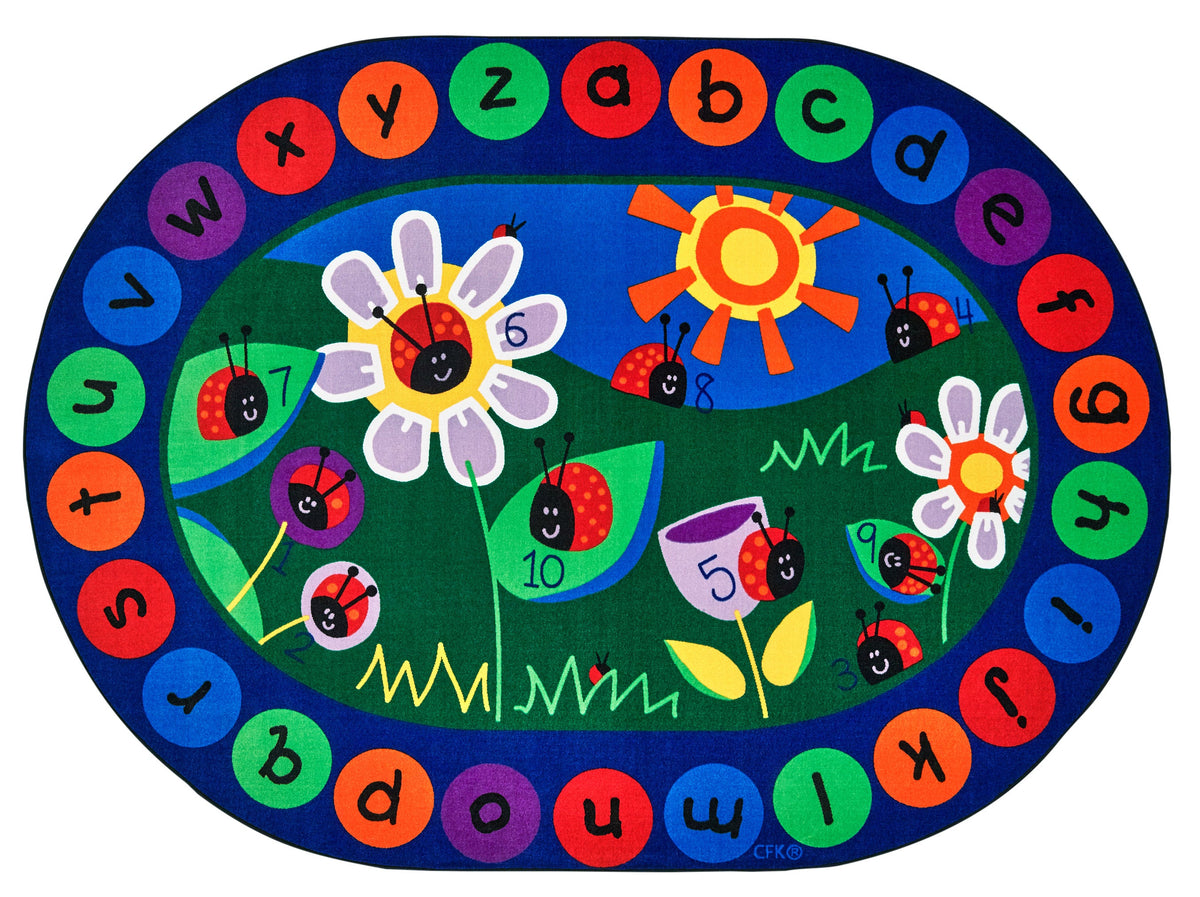 Ladybug Circletime Classroom Rug