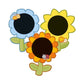 Flower Chalkboard Set (3), Indoor/Outdoor by HABA Pro