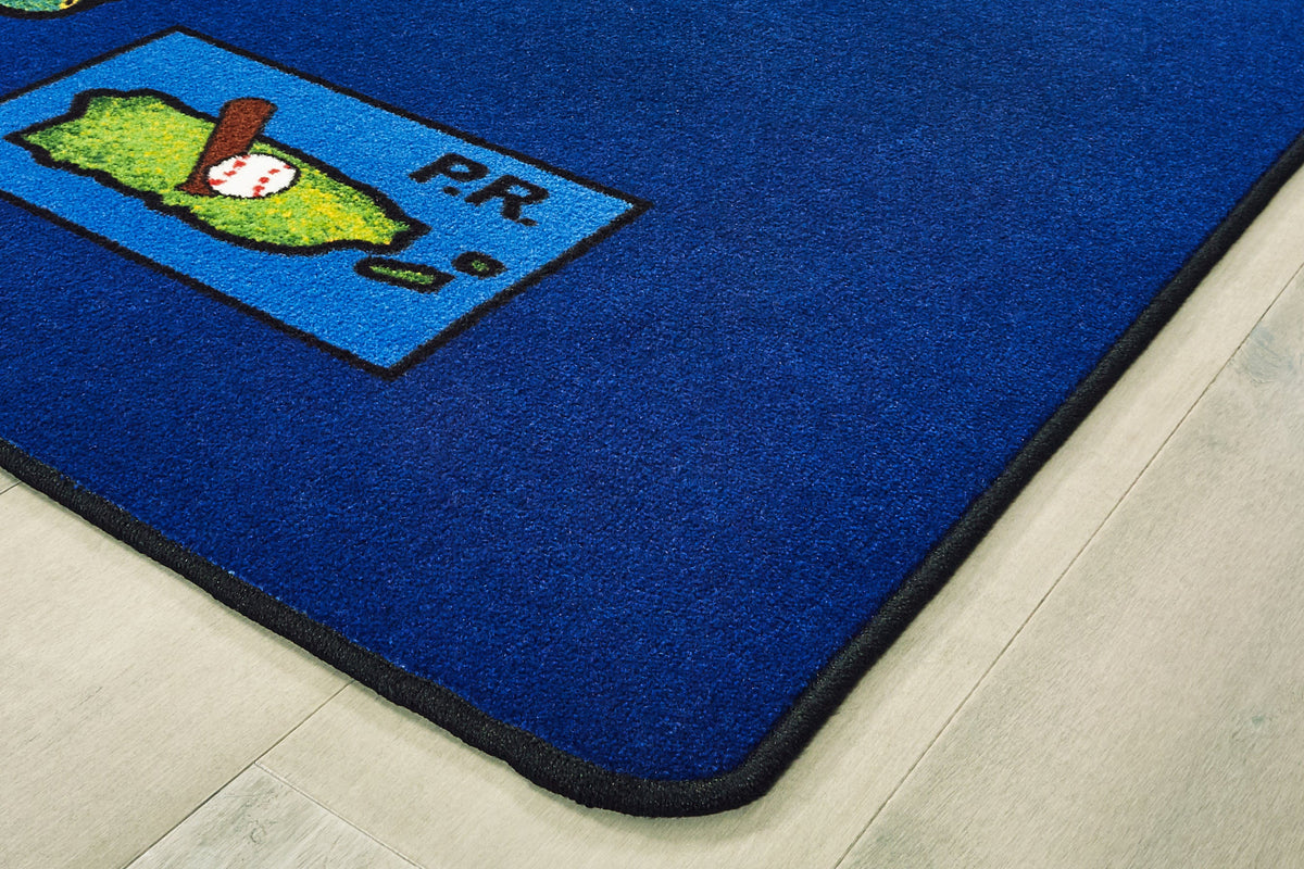 USA Learn & Play Classroom Rug, view 2