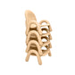 Stackable Preschool Chair, Tan / 5" / Set of 4