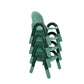 Stackable Preschool Chair, Teal Green / 7" / Set of 4