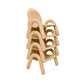 Stackable Preschool Chair, Tan / 7" / Set of 4