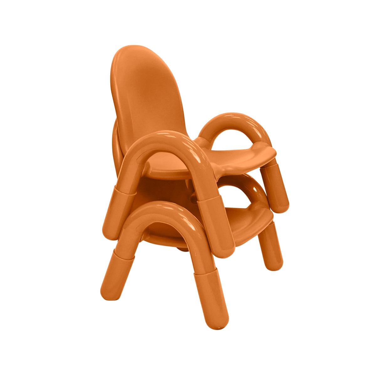 Stackable Preschool Chair, Natural Wood / 9" / Set of 2