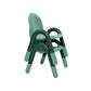 Stackable Preschool Chair, Teal Green / 11" / Set of 2