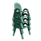 Stackable Preschool Chair, Teal Green / 11" / Set of 4