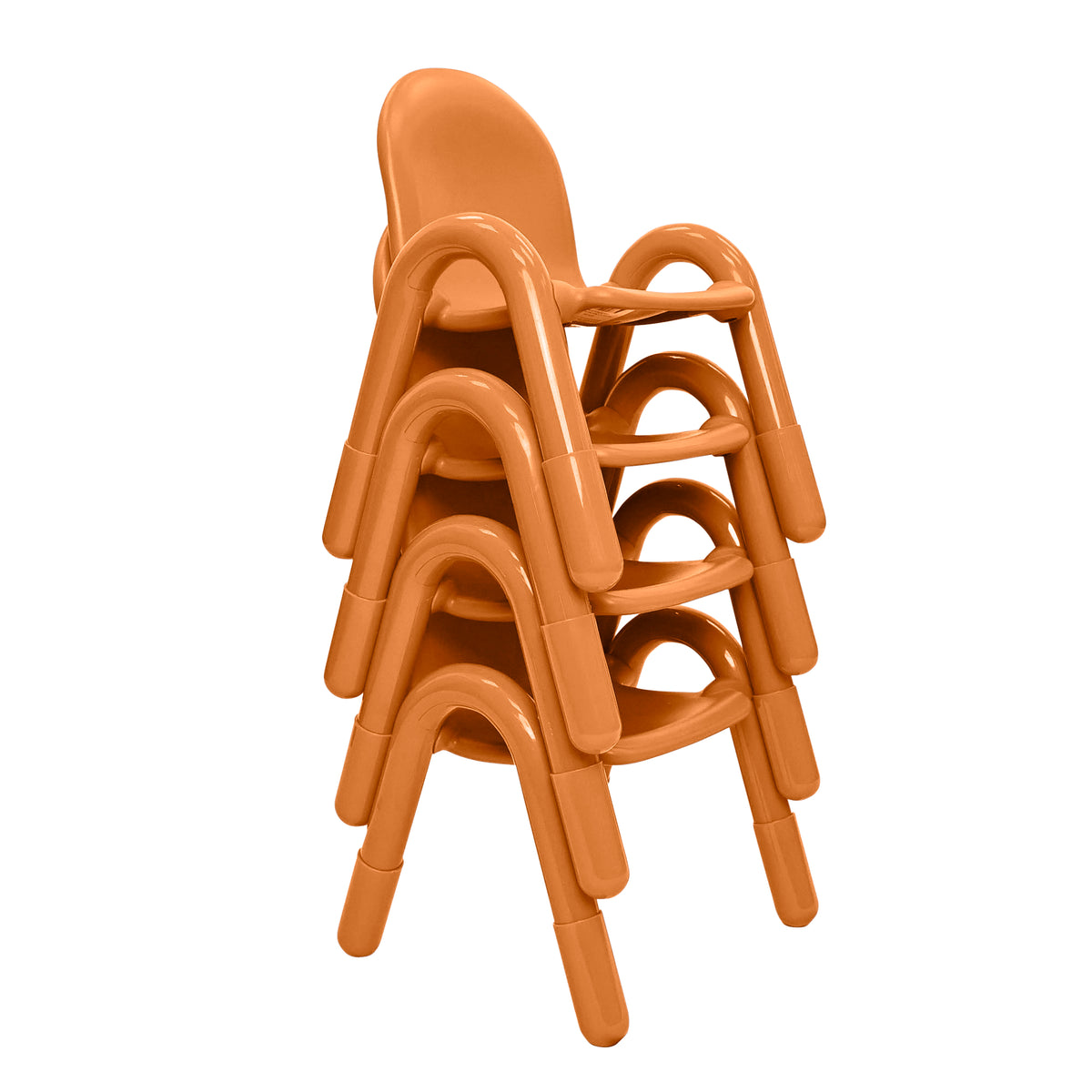 Stackable Preschool Chair, Natural Wood / 11" / Set of 4