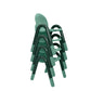 Stackable Preschool Chair, Teal Green / 13" / Set of 4