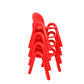 Stackable Preschool Chair, Candy Apple Red / 13" / Set of 4
