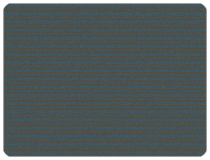 KIDSoft Subtle Stripes Gray and Blue Classroom Rug, view 2
