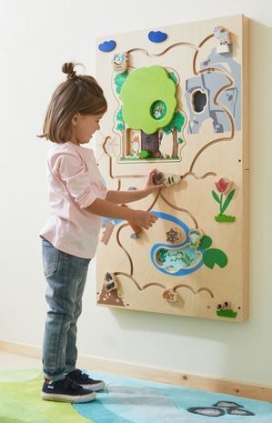 Forest Hide-and-Seek Sliding Wall Panel by HABA Pro