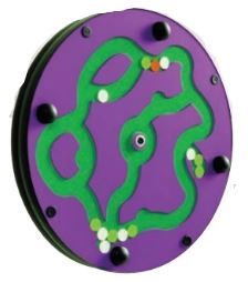 Junior Amazer Spinning Disc Maze Wall Activity by Playscapes