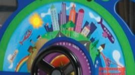 Adventure Road Driving Wall Activity by Playscapes