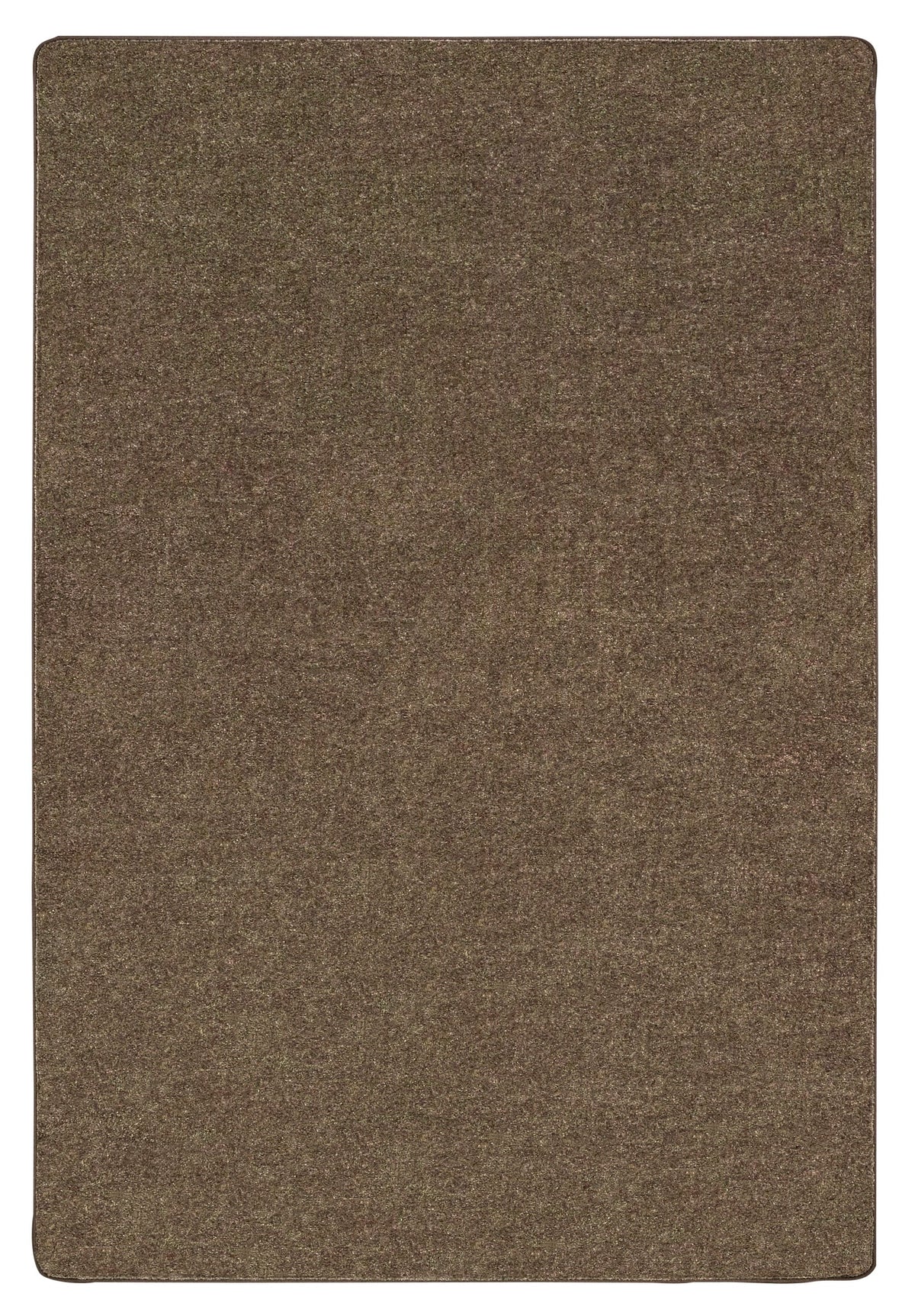 Mt St Helens Solid Color Classroom Rug, Mocha Rectangle