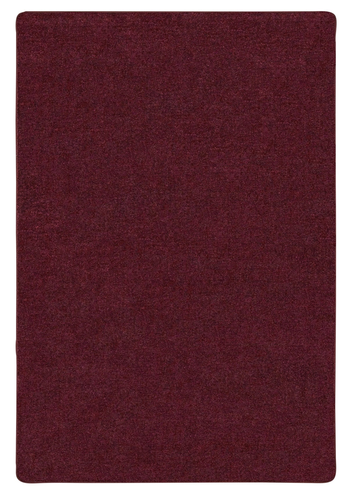 Mt St Helens Solid Color Classroom Rug, Cranberry Rectangle