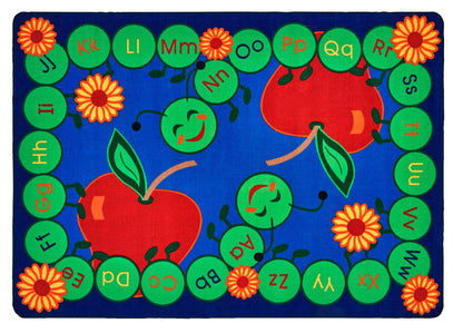 ABC Caterpillar Alphabet Classroom Rug