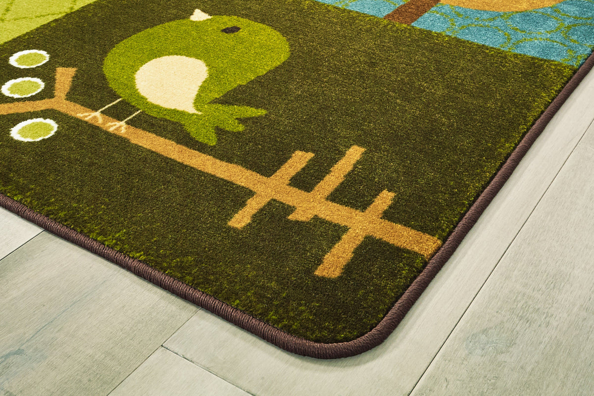Nature's Friends Toddler Classroom Rug, view 2