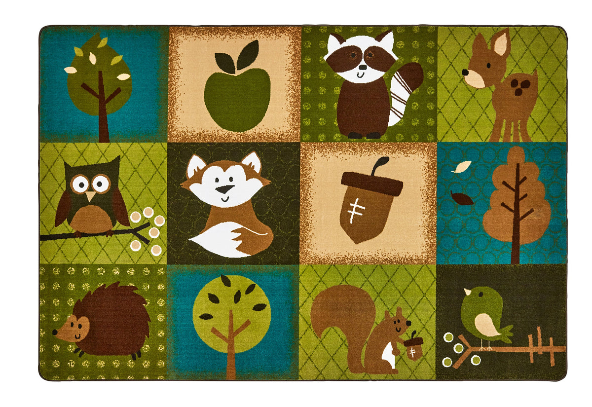 Nature's Friends Toddler Classroom Rug