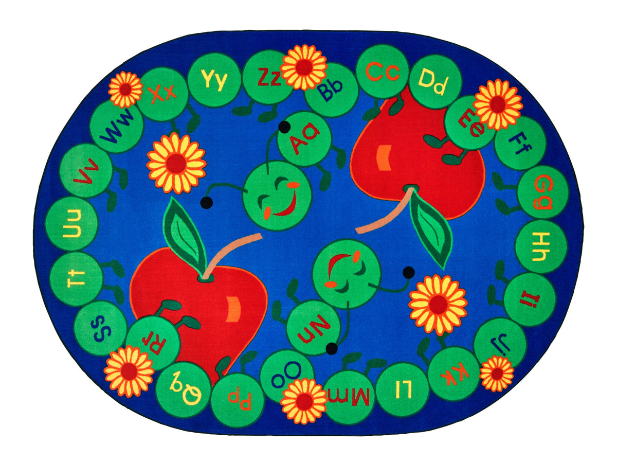 ABC Caterpillar Alphabet Classroom Rug, view 4