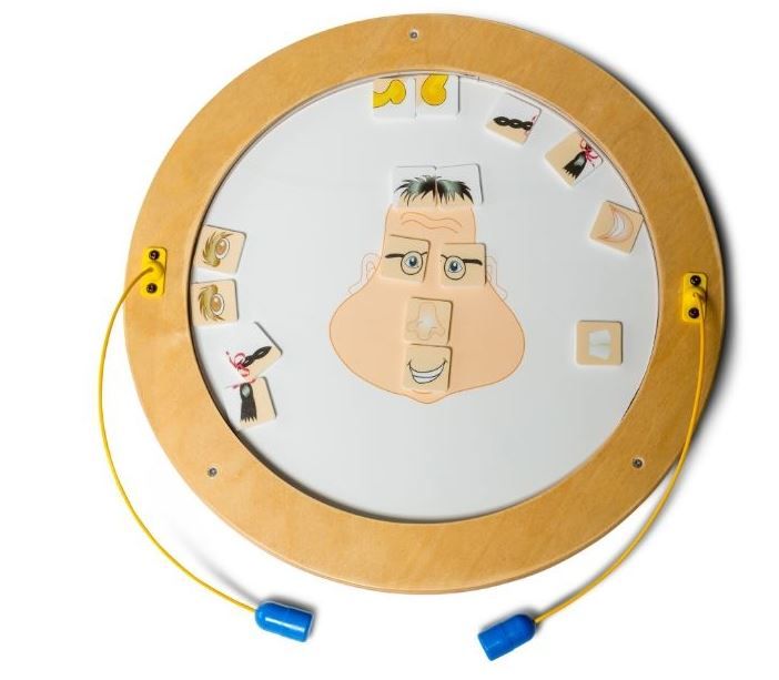 Round Magnetic Wand Wall Activity by Playscapes
