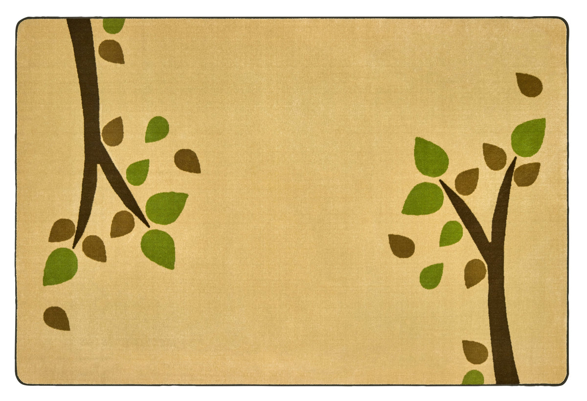 Branching Out Tan Classroom Rug