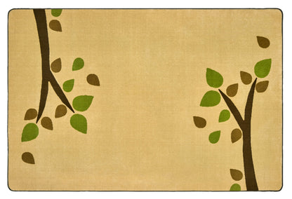 Branching Out Tan Classroom Rug