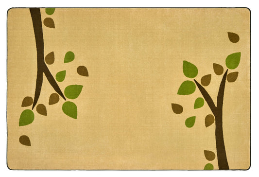 Branching Out Tan Classroom Rug