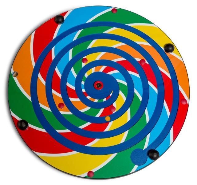 Lollipop Disc Maze Wall Activity by Playscapes