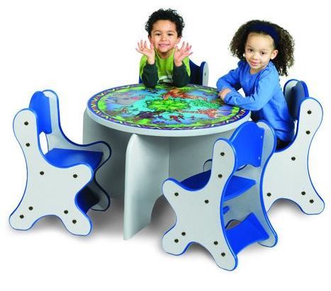 Themed Kid-Sized Round Table by Playscapes