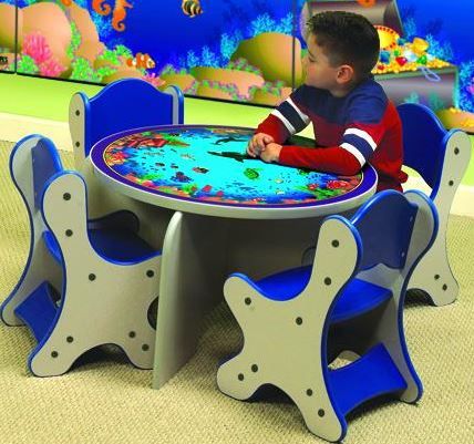 Themed Kid-Sized Round Table by Playscapes