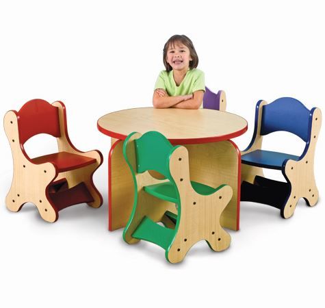 High-Back Kids Chair by Playscapes