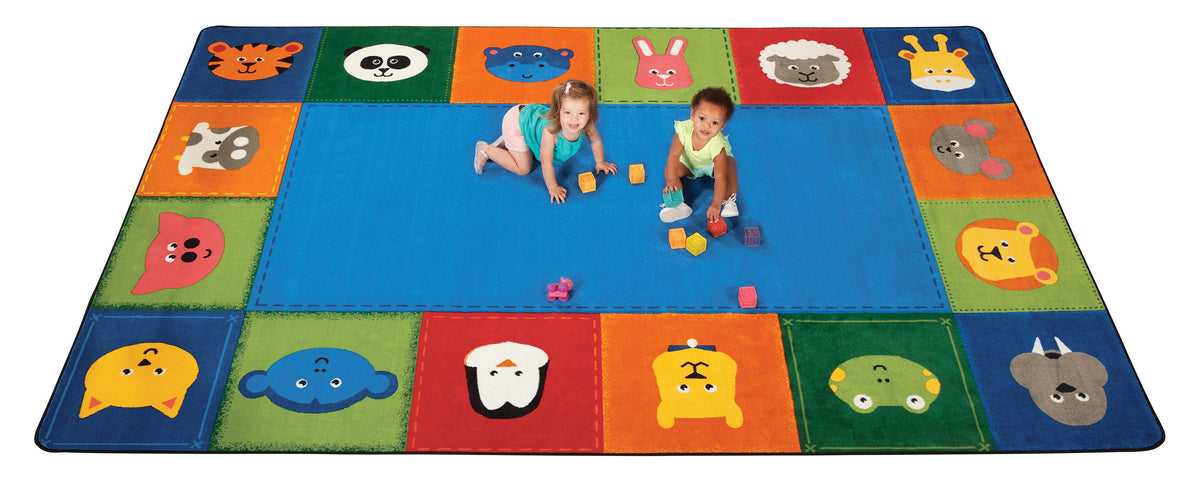 Baby Animals Border Primary Classroom Rug
