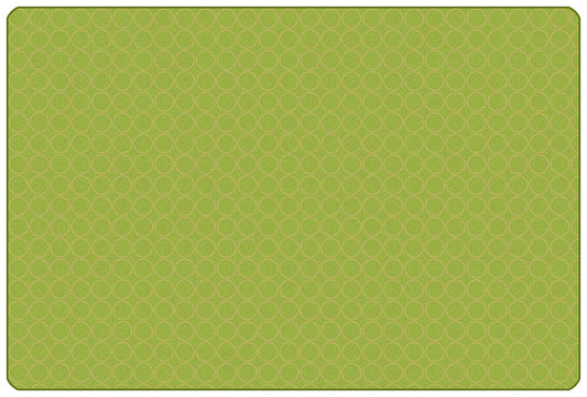 Comforting Circles Blue/Teal Classroom Rug